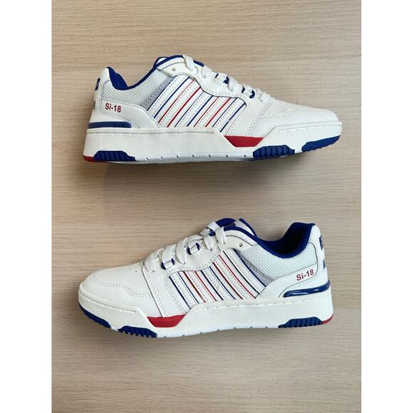 K-SWISS Si-18 International White Sneaker Size 8M - NEW - Picture 1 of 7